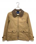 FRED PERRY×the British Millerainフレッドペリー×ザ ブリティッシュ ミラレイン）の古着「オイルドジップアップジャケット」｜ブラウン