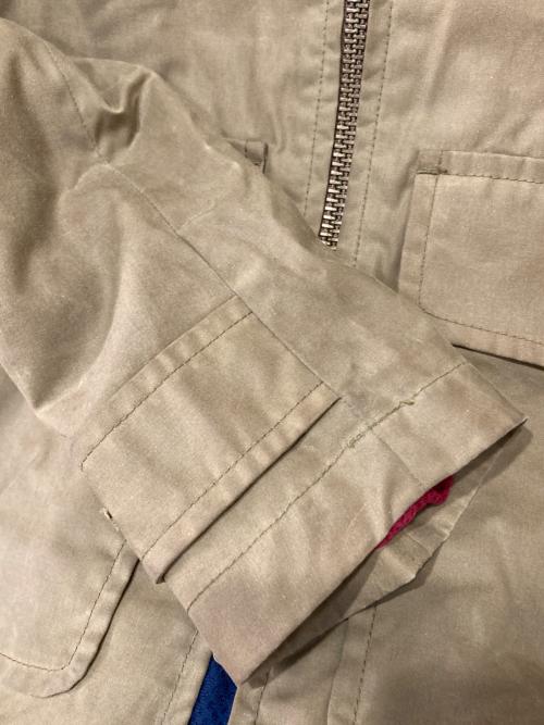 FRED PERRY（フレッドペリー）FRED PERRY (フレッドペリー) The British Millerain (ザ ブリティッシュ ミラレイン) オイルドジップアップジャケット ブラウン サイズ:Mの古着・服飾アイテム