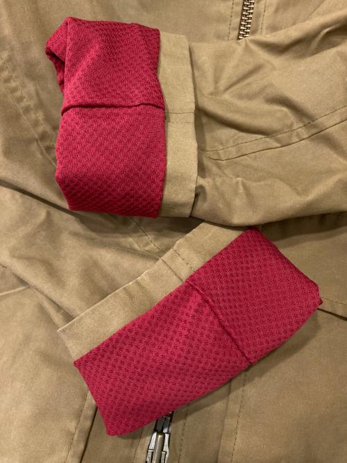 FRED PERRY（フレッドペリー）FRED PERRY (フレッドペリー) The British Millerain (ザ ブリティッシュ ミラレイン) オイルドジップアップジャケット ブラウン サイズ:Mの古着・服飾アイテム