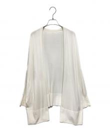 DEUXIEME CLASSE（ドゥーズィエム クラス）の古着「shake code ショートカーディガン」｜ホワイト