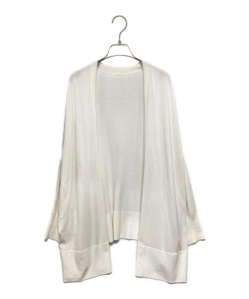 DEUXIEME CLASSE（ドゥーズィエム クラス）Deuxieme Classe (ドゥーズィエム クラス) shake code ショートカーディガン ホワイト サイズ:-の古着・服飾アイテム