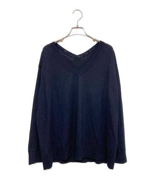 DEUXIEME CLASSE（ドゥーズィエム クラス）DEUXIEME CLASSE (ドゥーズィエム クラス) MILLENNIUM Vネック プルオーバー ネイビー サイズ:Fの古着・服飾アイテム