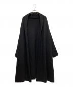 DEUXIEME CLASSEドゥーズィエム クラス）の古着「SMOOTH KNIT GOWN MIDI コート」｜ブラック