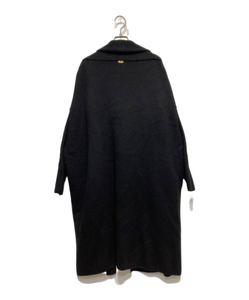 DEUXIEME CLASSE（ドゥーズィエム クラス）DEUXIEME CLASSE (ドゥーズィエム クラス) SMOOTH KNIT GOWN MIDI コート ブラック サイズ:-の古着・服飾アイテム