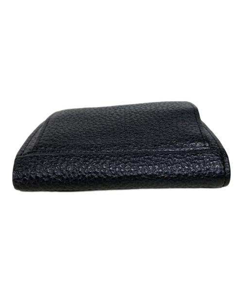 二宮五郎商店（ニノミヤゴロウショウテン）二宮五郎商店 (ニノミヤゴロウショウテン) コンパクトレザーウォレット ブラックの古着・服飾アイテム