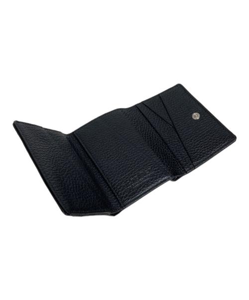 二宮五郎商店（ニノミヤゴロウショウテン）二宮五郎商店 (ニノミヤゴロウショウテン) コンパクトレザーウォレット ブラックの古着・服飾アイテム