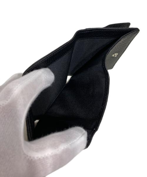 二宮五郎商店（ニノミヤゴロウショウテン）二宮五郎商店 (ニノミヤゴロウショウテン) コンパクトレザーウォレット ブラックの古着・服飾アイテム