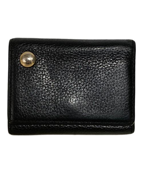 JAM HOME MADE（ジャムホームメイド）JAM HOME MADE (ジャムホームメイド) レザーコンパクトウォレット ブラックの古着・服飾アイテム