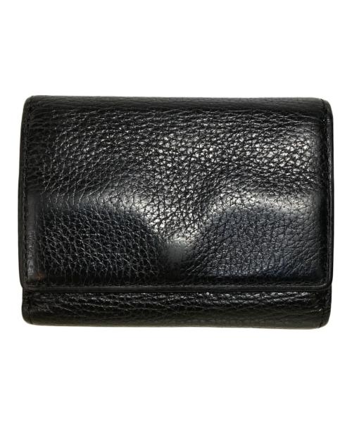 JAM HOME MADE（ジャムホームメイド）JAM HOME MADE (ジャムホームメイド) レザーコンパクトウォレット ブラックの古着・服飾アイテム