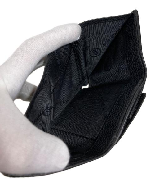 JAM HOME MADE（ジャムホームメイド）JAM HOME MADE (ジャムホームメイド) レザーコンパクトウォレット ブラックの古着・服飾アイテム