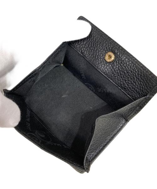JAM HOME MADE（ジャムホームメイド）JAM HOME MADE (ジャムホームメイド) レザーコンパクトウォレット ブラックの古着・服飾アイテム