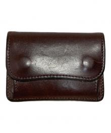 WILDSWANS（ワイルドスワンズ）の古着「TONGUE-マルチコインケース」｜ブラウン