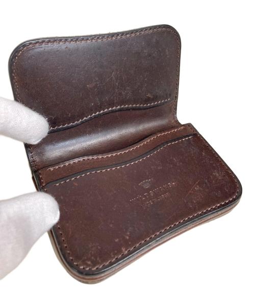 WILDSWANS（ワイルドスワンズ）WILDSWANS (ワイルドスワンズ) GENERAL-カードケース ブラウンの古着・服飾アイテム