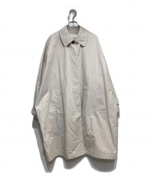 JOURNAL STANDARD NEU（ジャーナルスタンダードニュウ）の古着「ハイカウントワイドステンカラーコート」｜ベージュ