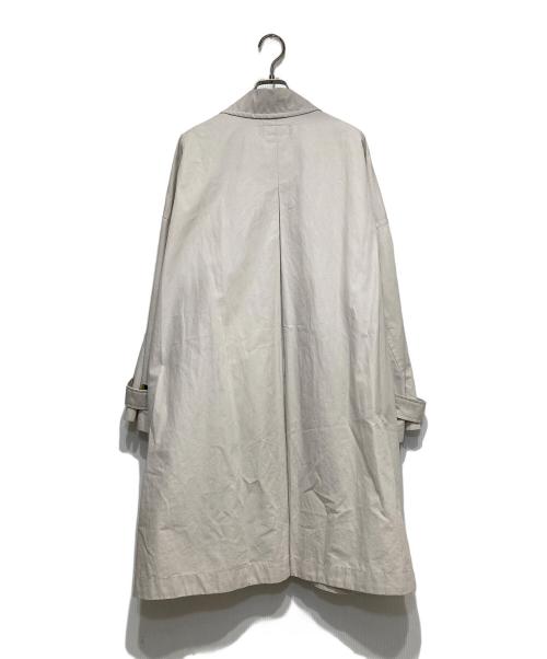 JOURNAL STANDARD NEU（ジャーナルスタンダードニュウ）JOURNAL STANDARD NEU (ジャーナルスタンダードニュウ) ハイカウントワイドステンカラーコート ベージュ サイズ:Fの古着・服飾アイテム