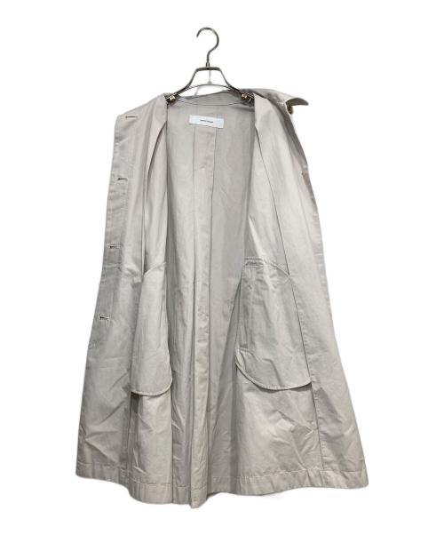 JOURNAL STANDARD NEU（ジャーナルスタンダードニュウ）JOURNAL STANDARD NEU (ジャーナルスタンダードニュウ) ハイカウントワイドステンカラーコート ベージュ サイズ:Fの古着・服飾アイテム