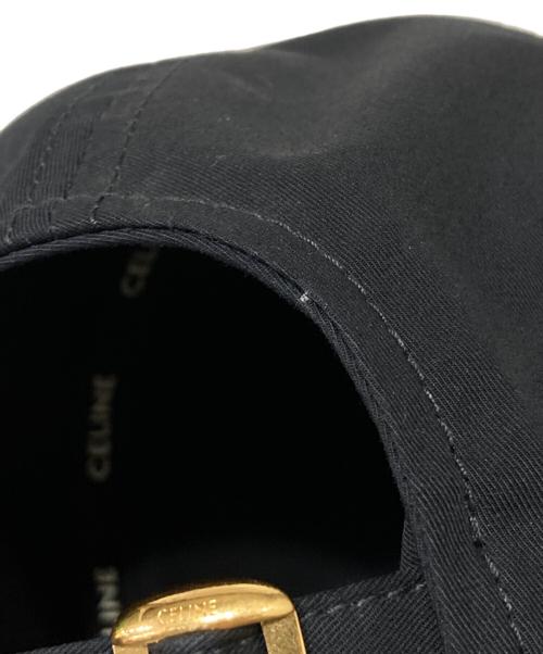 CELINE（セリーヌ）CELINE (セリーヌ) トリオンフ キャップ アイボリー×ネイビーの古着・服飾アイテム