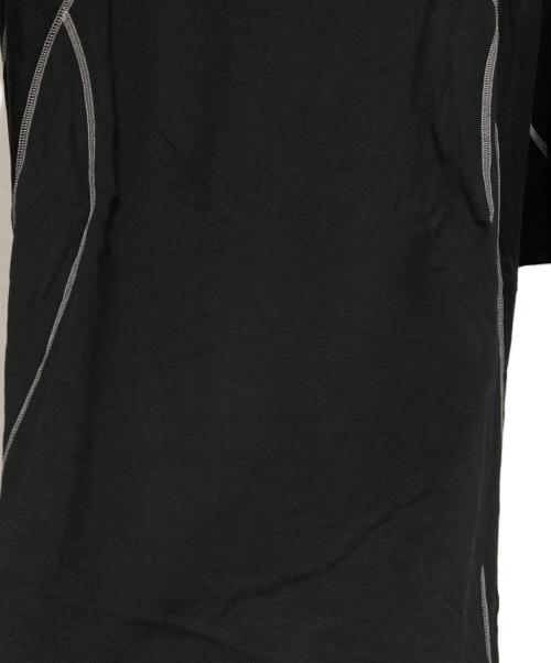 CLESSTE（クレスト）CLESSTE (クレスト) FUTURE T-SHIRT WITH DRAWSTRINGS ブラック サイズ:記載無しの古着・服飾アイテム