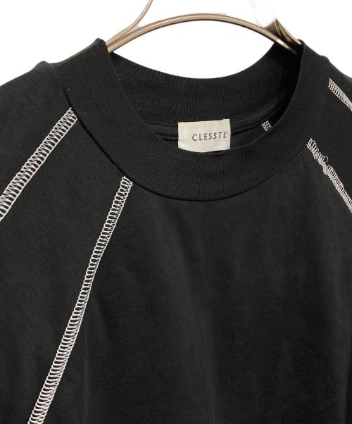 CLESSTE（クレスト）CLESSTE (クレスト) FUTURE T-SHIRT WITH DRAWSTRINGS ブラック サイズ:記載無しの古着・服飾アイテム