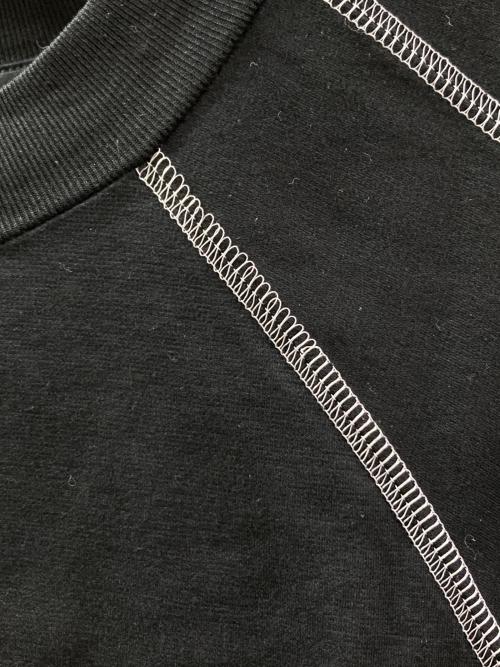 CLESSTE（クレスト）CLESSTE (クレスト) FUTURE T-SHIRT WITH DRAWSTRINGS ブラック サイズ:記載無しの古着・服飾アイテム