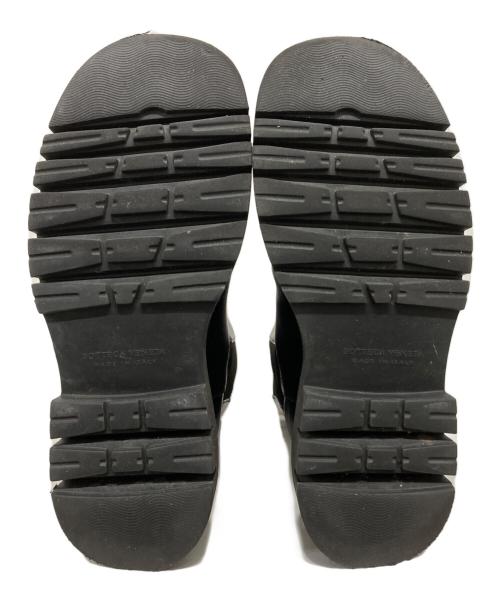 BOTTEGA VENETA（ボッテガベネタ）BOTTEGA VENETA (ボッテガベネタ) サイドゴアラグブーツ ブラック サイズ:37の古着・服飾アイテム