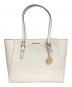 MICHAEL KORS (マイケル・コース) CHARLOTTE 3 IN 1 トート ラージ ホワイト：14000円