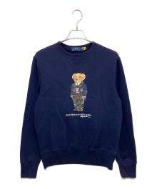 POLO RALPH LAUREN（ポロ・ラルフローレン）の古着「ポロベア―スウェット」｜ネイビー