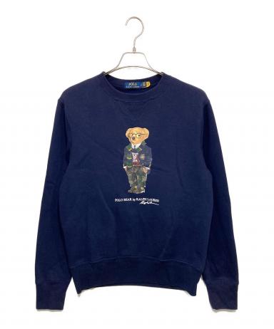 ポロラルフローレン ベア　刺繍　トレーナー　ネイビー　160 タグ付き未使用！ 中古・古着通販】POLO RALPH LAUREN (ポロ・ラルフローレン) ポロベア