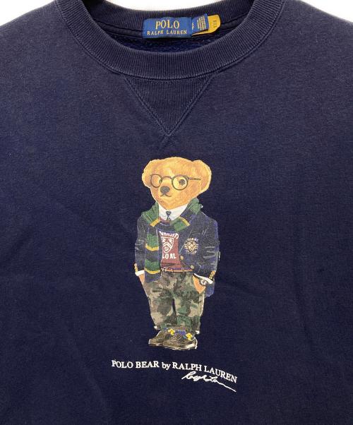POLO RALPH LAUREN（ポロ・ラルフローレン）POLO RALPH LAUREN (ポロ・ラルフローレン) ポロベア―スウェット ネイビー サイズ:Sの古着・服飾アイテム