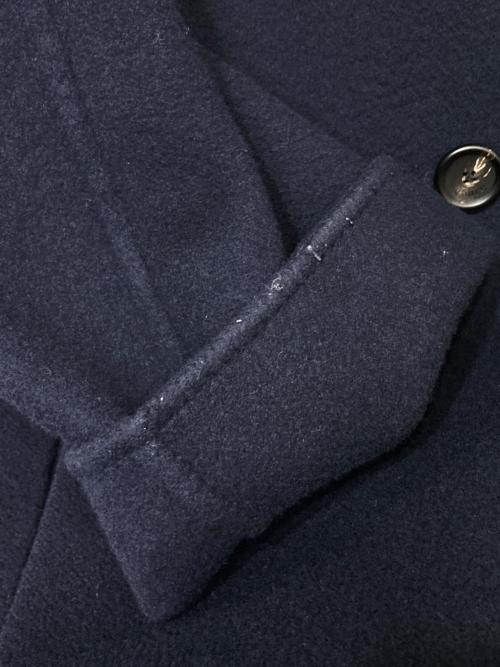 ebure（エブール）ebure (エブール) Ron Herman (ロンハーマン) メルトンウール ダブルボタン コート ネイビー サイズ:36の古着・服飾アイテム