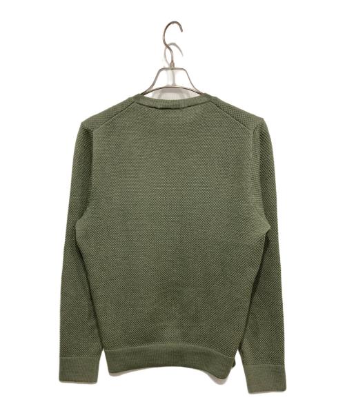 Zanone（ザノーネ）Zanone (ザノーネ) クルーネックニット グリーン サイズ:48の古着・服飾アイテム