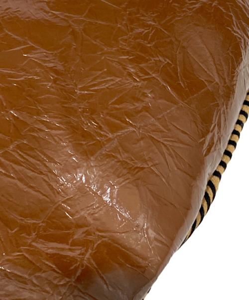 ear PAPILLONNER（イアパピヨネ）ear PAPILLONNER (イアパピヨネ) MTAミックストートバッグ ブラウンの古着・服飾アイテム