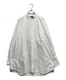 POLO RALPH LAUREN（ポロ・ラルフローレン）の古着「THE BIG FIT-ロングスリーブシャツ」｜ホワイト