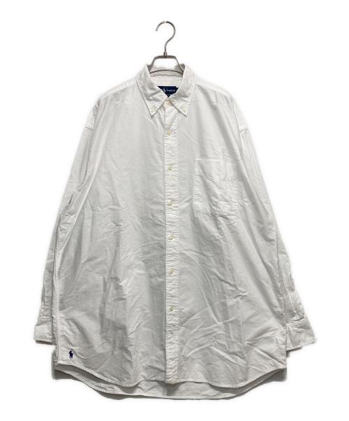 POLO RALPH LAUREN（ポロ・ラルフローレン）POLO RALPH LAUREN (ポロ・ラルフローレン) THE BIG FIT-ロングスリーブシャツ ホワイト サイズ:LGの古着・服飾アイテム