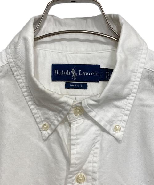 POLO RALPH LAUREN（ポロ・ラルフローレン）POLO RALPH LAUREN (ポロ・ラルフローレン) THE BIG FIT-ロングスリーブシャツ ホワイト サイズ:LGの古着・服飾アイテム