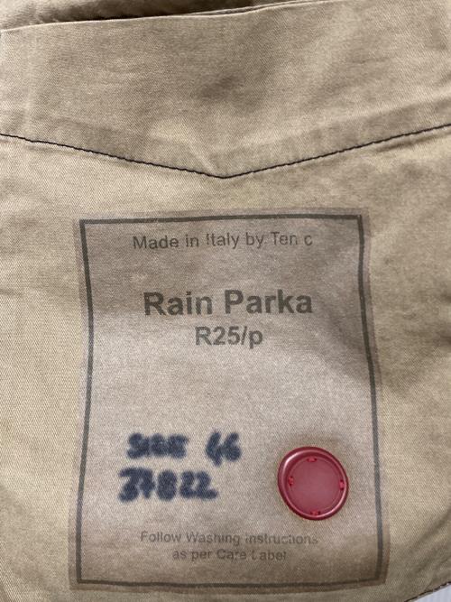 TEN-C（テンシー）TEN-C (テンシー) RAIN PARKA ブラック サイズ:46の古着・服飾アイテム