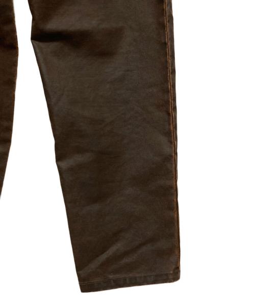 6(ROKU) BEAUTY&YOUTH（ロク ビューティーアンドユース）6(ROKU) BEAUTY&YOUTH (ロク ビューティーアンドユース) DOCKING DENIM PANTS ブラウン×インディゴ サイズ:27の古着・服飾アイテム