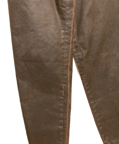 6(ROKU) BEAUTY&YOUTH（ロク ビューティーアンドユース）6(ROKU) BEAUTY&YOUTH (ロク ビューティーアンドユース) DOCKING DENIM PANTS ブラウン×インディゴ サイズ:27の古着・服飾アイテム