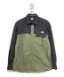 THE NORTH FACE（ザ ノース フェイス）の古着「L/S Nuptse Shirt」｜オリーブ×ブラック