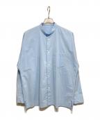 HOMME PLISSE ISSEY MIYAKEオム プリッセ イッセイ ミヤケ）の古着「STREAMLINE SHIRT」｜ブルー