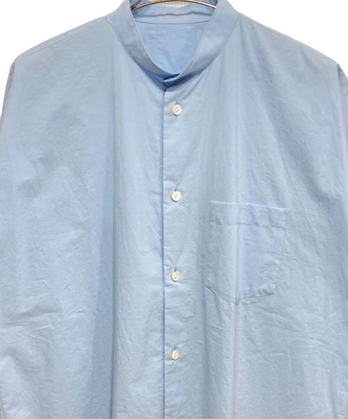 HOMME PLISSE ISSEY MIYAKE（オム プリッセ イッセイ ミヤケ）HOMME PLISSE ISSEY MIYAKE (オム プリッセ イッセイ ミヤケ) STREAMLINE SHIRT ブルー サイズ:3の古着・服飾アイテム