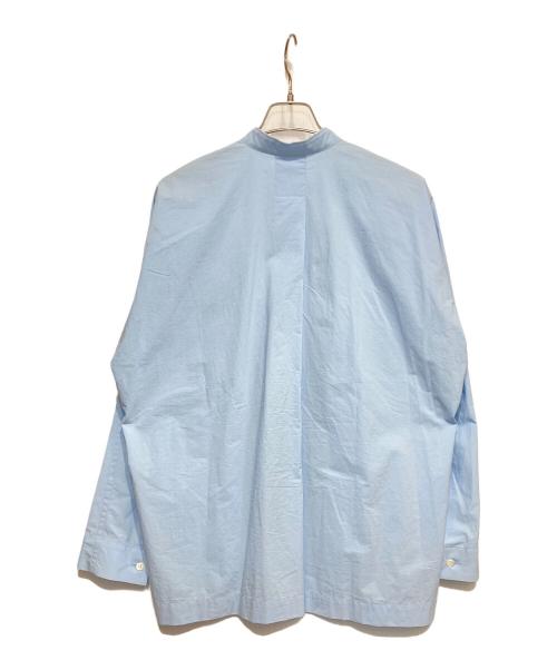 HOMME PLISSE ISSEY MIYAKE（オム プリッセ イッセイ ミヤケ）HOMME PLISSE ISSEY MIYAKE (オム プリッセ イッセイ ミヤケ) STREAMLINE SHIRT ブルー サイズ:3の古着・服飾アイテム