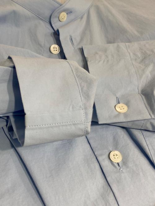 HOMME PLISSE ISSEY MIYAKE（オム プリッセ イッセイ ミヤケ）HOMME PLISSE ISSEY MIYAKE (オム プリッセ イッセイ ミヤケ) STREAMLINE SHIRT ブルー サイズ:3の古着・服飾アイテム