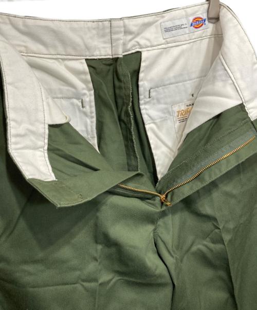 Dickies（ディッキーズ）Dickies (ディッキーズ) BEAMS (ビームス) TRIPSTER 別注 パンツ オリーブ サイズ:Sの古着・服飾アイテム