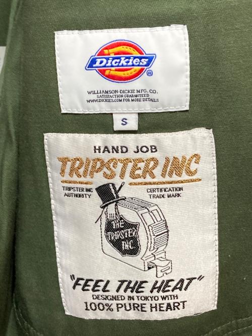 Dickies（ディッキーズ）Dickies (ディッキーズ) BEAMS (ビームス) TRIPSTER SUIT オリーブ サイズ:Sの古着・服飾アイテム