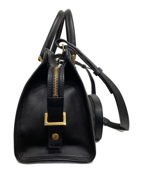 Saint Laurent Paris（サンローランパリ）Saint Laurent Paris (サンローランパリ) ベイビーカバス2WAYバッグ ブラックの古着・服飾アイテム