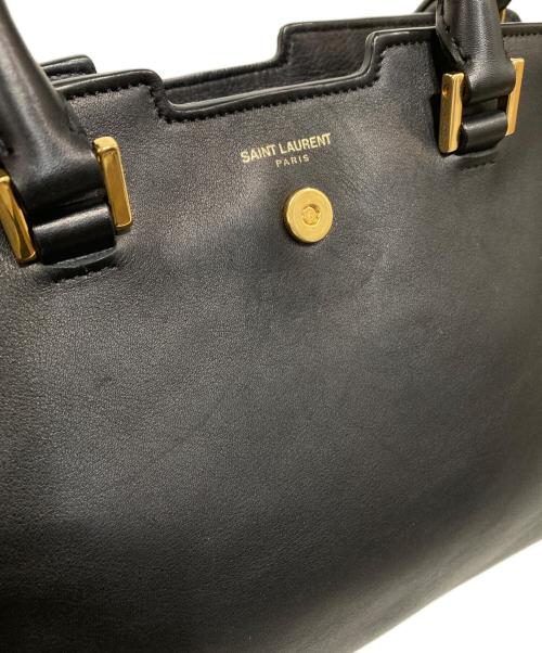 Saint Laurent Paris（サンローランパリ）Saint Laurent Paris (サンローランパリ) ベイビーカバス2WAYバッグ ブラックの古着・服飾アイテム