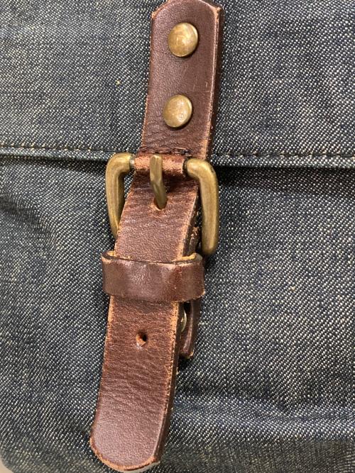 DRIES VAN NOTEN（ドリスヴァンノッテン）DRIES VAN NOTEN (ドリスヴァンノッテン) デニムショルダーバッグ インディゴの古着・服飾アイテム