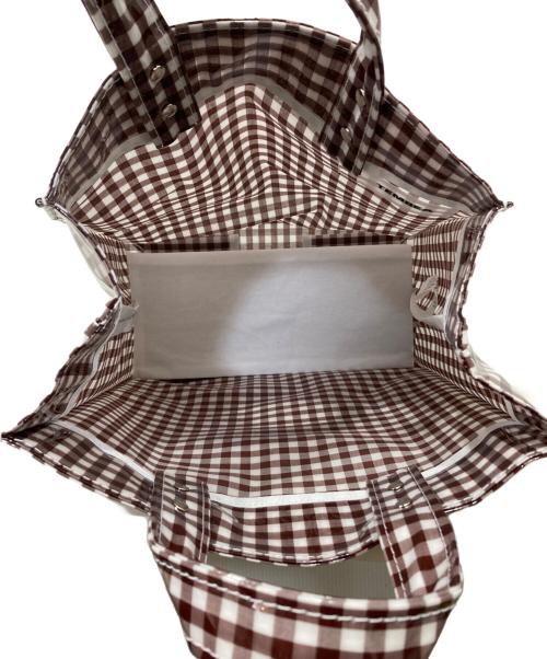 TEMBEA（テンベア）TEMBEA (テンベア) Paper Tote Small - PVC ブラウンの古着・服飾アイテム