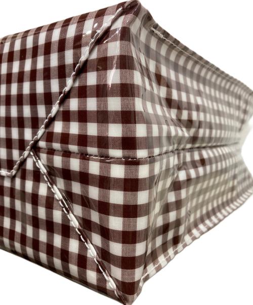 TEMBEA（テンベア）TEMBEA (テンベア) Paper Tote Small - PVC ブラウンの古着・服飾アイテム